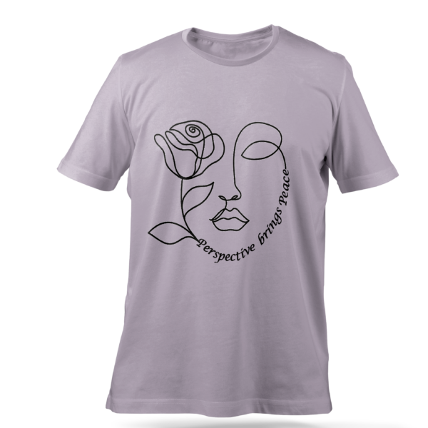 "Her Perspective" T-Shirt (Purple Frost)